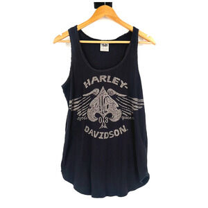 Harley Davidson Tank Top XL? Graphic Cami Ace Of Spades Biker Y2K Americana Y2K